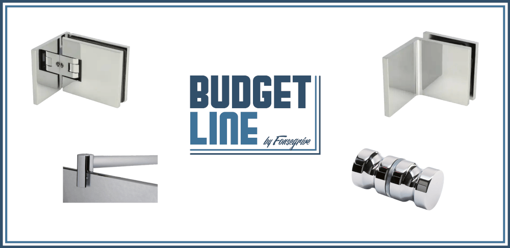 BudgetLine - Shower door fittings - Proven technology at an attractive price